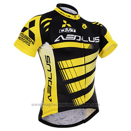 Abbigliamento Ciclismo To The Fore Giallo e Nero Manica Corta e Salopette